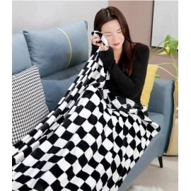 100x140cm Milk Velvet Blanket, Bed Sheet, Blanket, Single Dormitory, Student Coral Velvet Air Conditioning,  Sofa