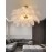 Feather Light Pendant Lamp Colorful Feathers Ceiling Chandelier LED Living Room Bedroom Dressers Ceiling Hanging Lightings Decor