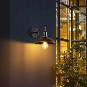 Vintage Waterproof Wall Light Outdoor Lamp for Balcony Doorway Courtyard Corridor Garden Industrial 