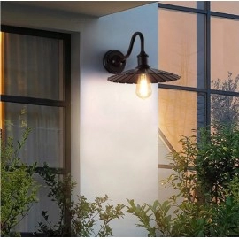 Vintage Waterproof Wall Light Outdoor Lamp for Balcony Doorway Courtyard Corridor Garden Industrial 