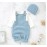 Hats Clothes Fashion Sleeveless Knitted Newborn Infant Netural Strap Jumpsuits Outfits Sets Toddler Wear