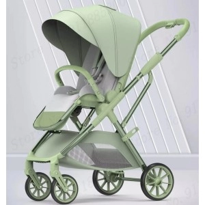 High-View Stroller Can Sit and Lie in Front and back Travel in Both Directions Lightly Folding the 0~6 Years Old 